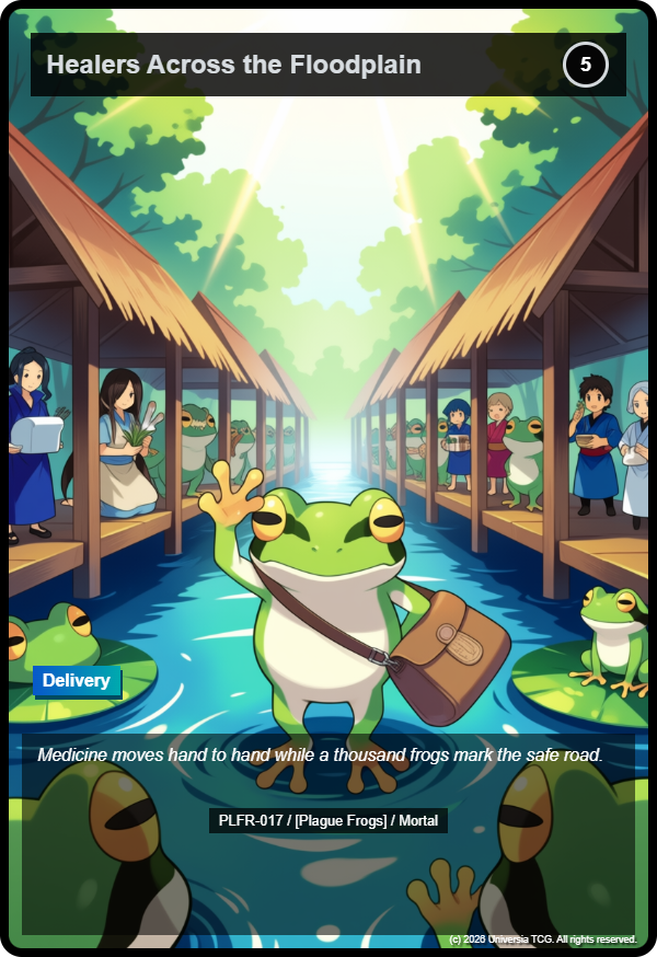 Healers Across the Floodplain card