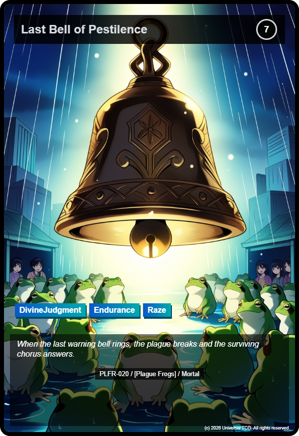 Last Bell of Pestilence card