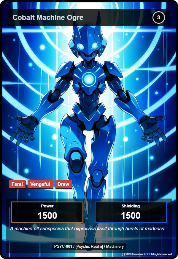 Cobalt Machine Ogre card