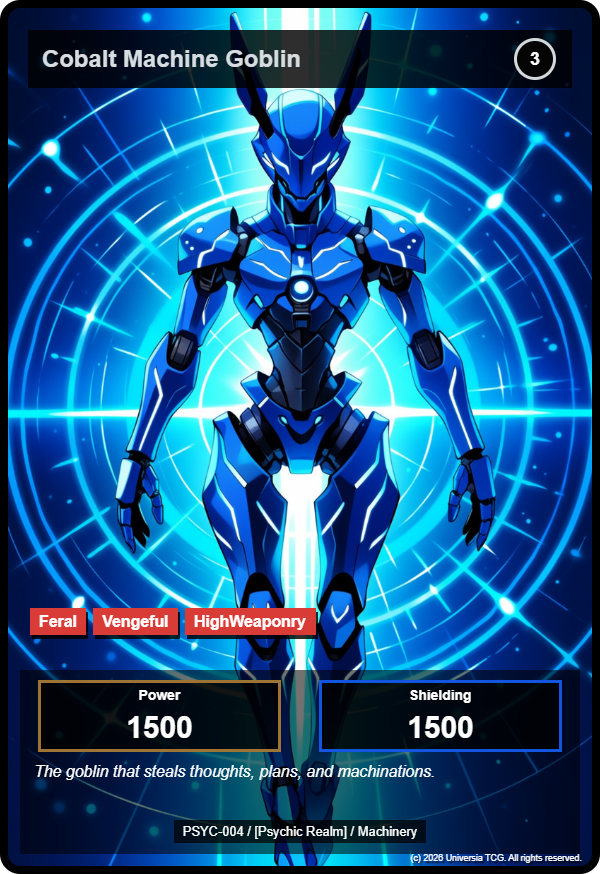 Cobalt Machine Goblin card