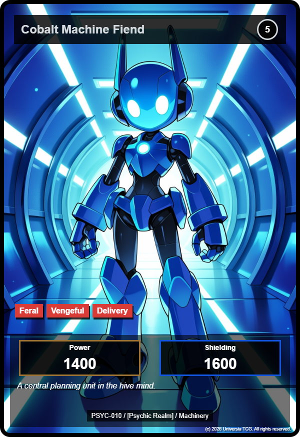 Cobalt Machine Fiend card