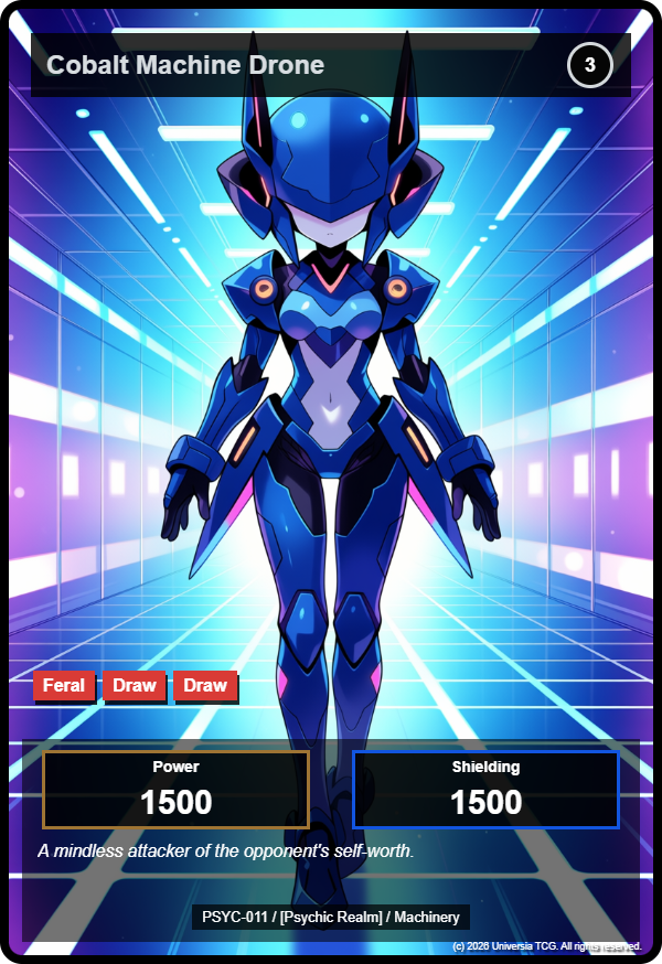 Cobalt Machine Drone card