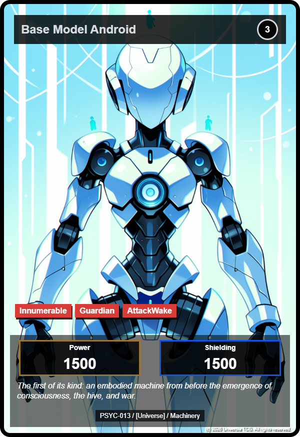 Base Model Android card