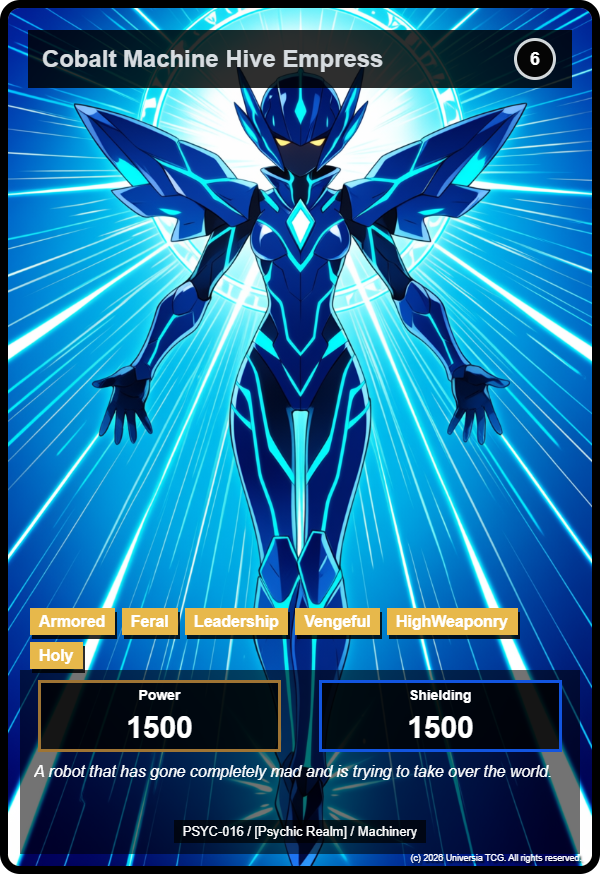 Cobalt Machine Hive Empress card
