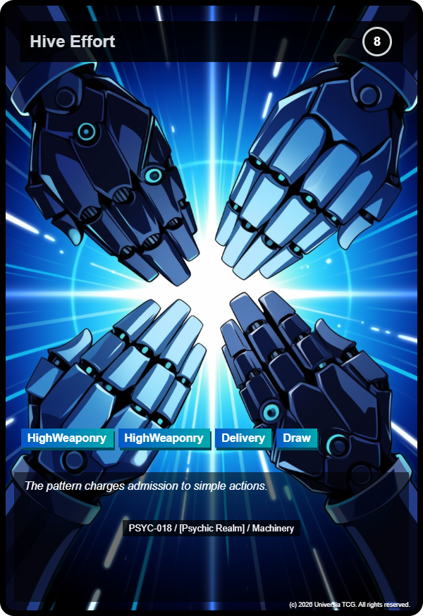 Hive Effort card