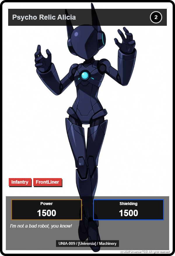 Psycho Relic Alicia card