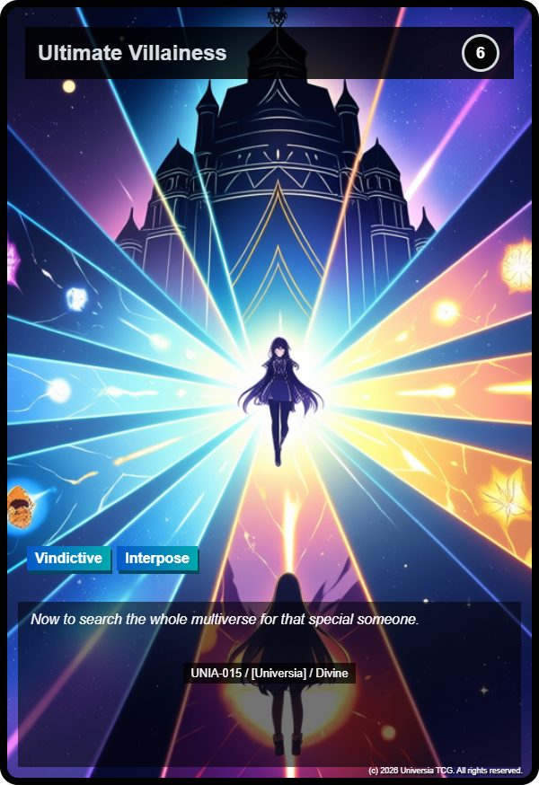 Ultimate Villainess card