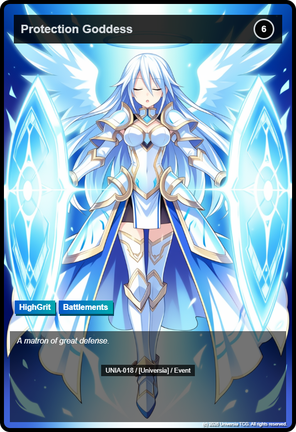 Protection Goddess card