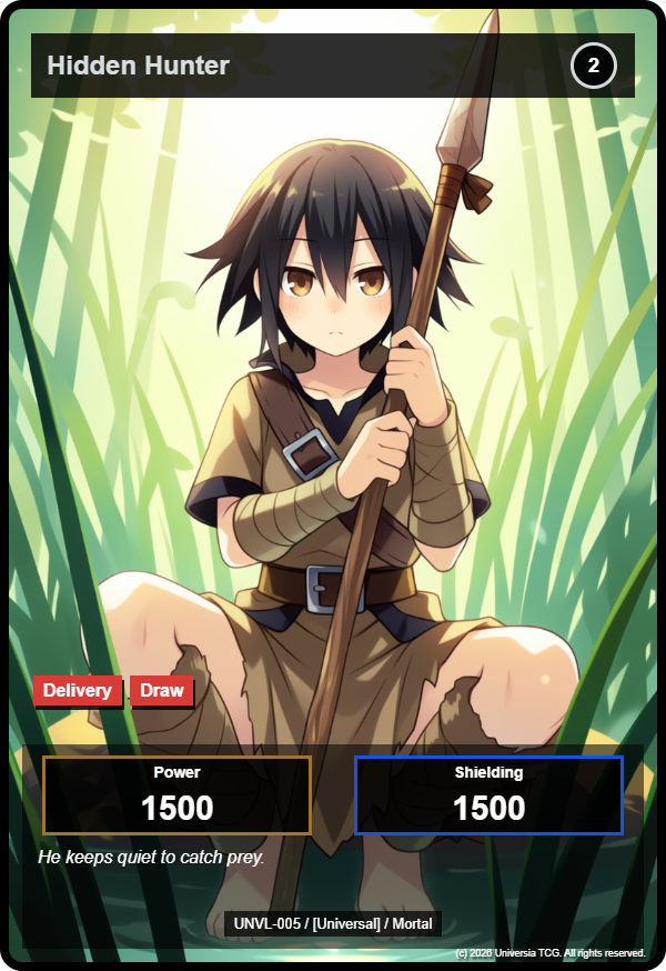 Hidden Hunter card