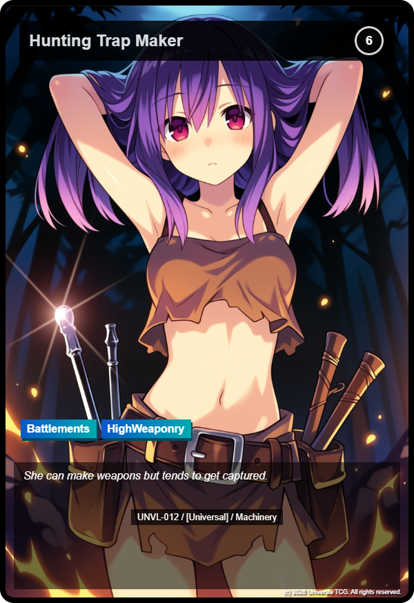 Hunting Trap Maker card