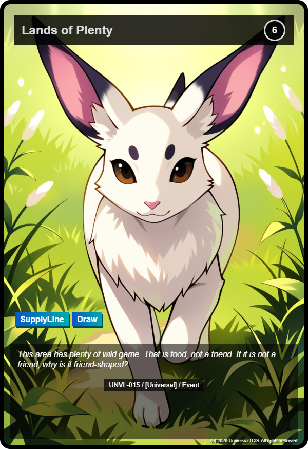 Lands of Plenty card