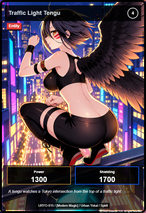 Traffic Light Tengu card
