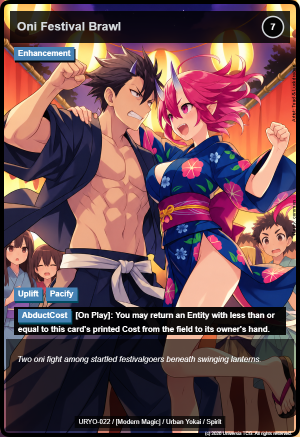 Oni Festival Brawl card