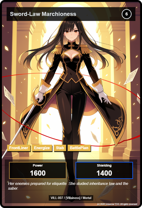 Sword-Law Marchioness card