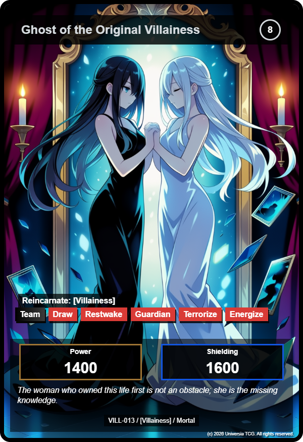 Ghost of the Original Villainess card